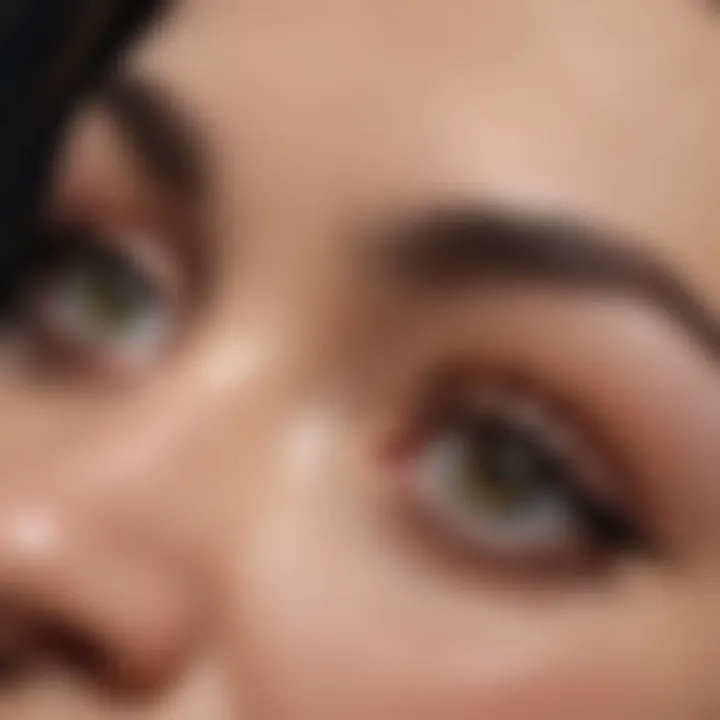 Comparison of clumpy vs. flawless lashes