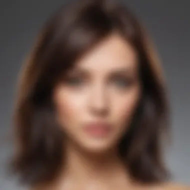 Before and after comparison of hair after using keratin shampoo