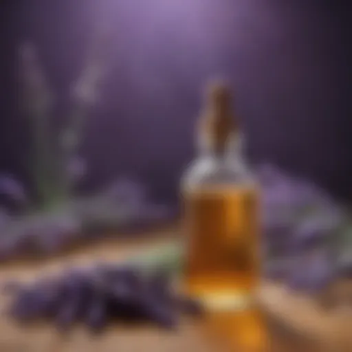 Organic Lavender Oil Bottle