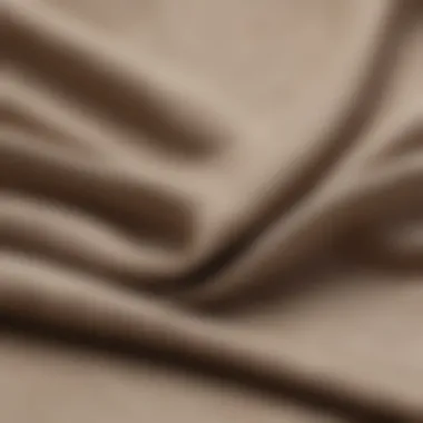 Close-up of linen slacks fabric texture