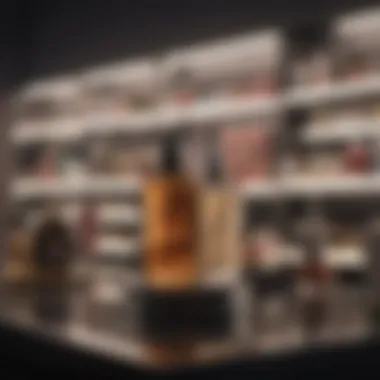 Luxurious Beauty Products Display Luxurious Beauty Products Showcase