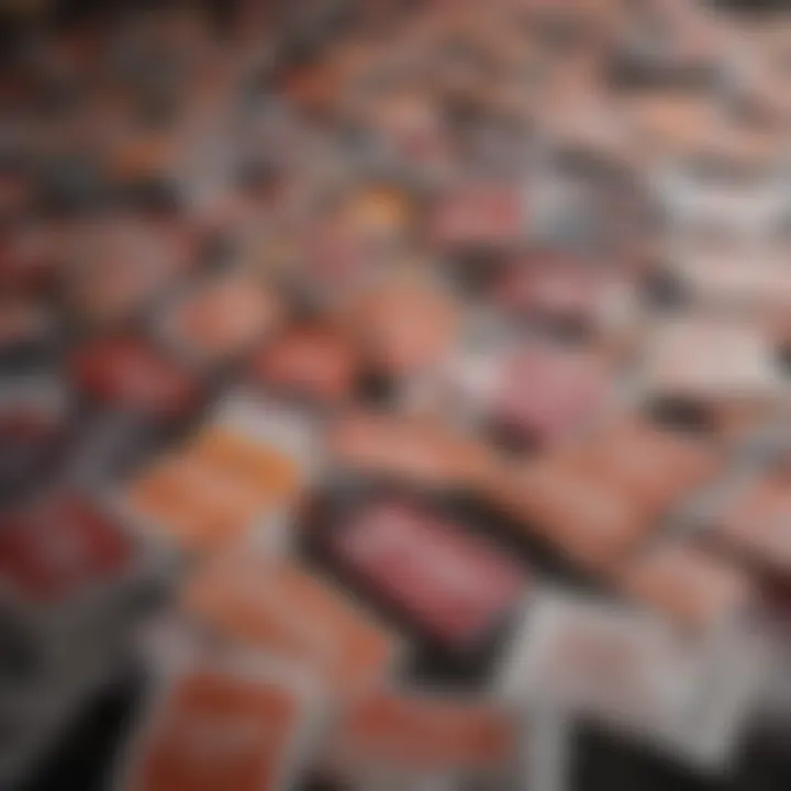 A variety of Ulta coupons displayed