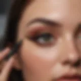 Different types of eyeliners displayed elegantly