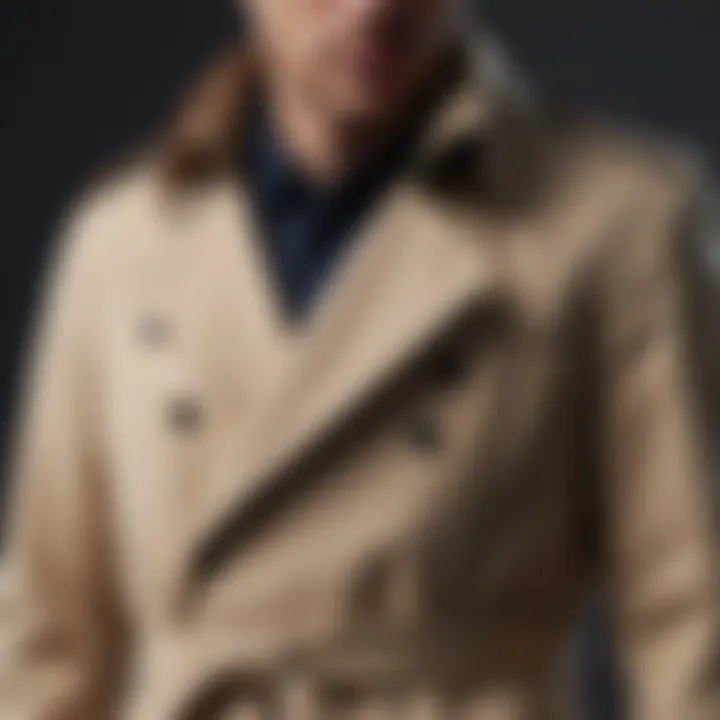 Minimalist Beige Trench Coat