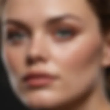 Results of Moisturizers on Enlarged Pores Before and after comparison demonstrating the impact of moisturizers on skin appearance
