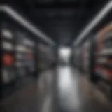 Engaging shopping atmosphere at adidas outlet