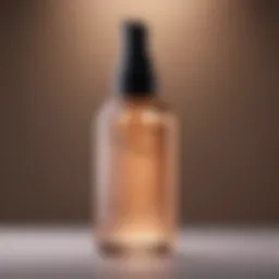 A sleek bottle of anti-frizz serum designed for fine hair