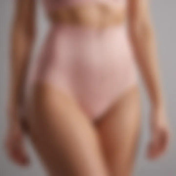 Close-up of fabric showcasing the quality of Skims shapewear