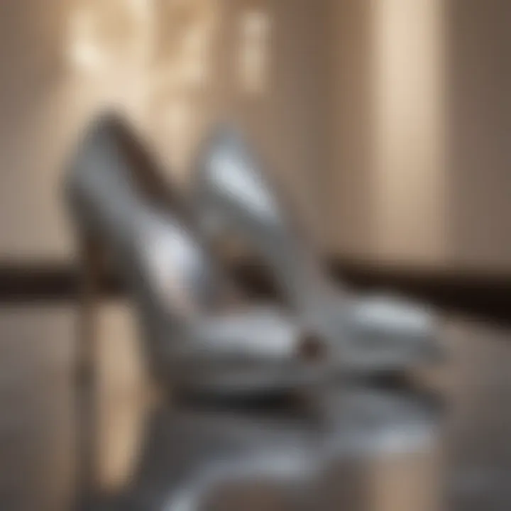 Stylish Nordstrom Mother of the Bride Heels in Silver