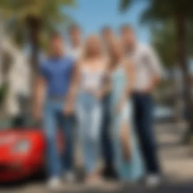 Iconic Beverly Hills 90210 Poster Nostalgic Beverly Hills 90210 Poster