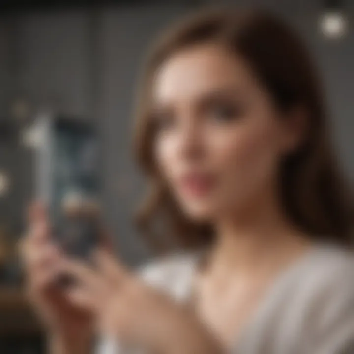 Digital gift delivery notification on a smartphone screen