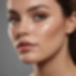 An assortment of skin care products for scar treatment