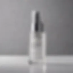 A visually appealing bottle of retinol serum with an elegant design.