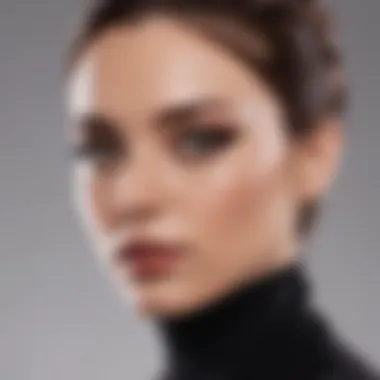 Sleek Elegance Achieved Finished look showcasing pencil eyeliner perfection