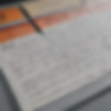 A close-up view of personalized calendar pages showcasing unique styles and customization options