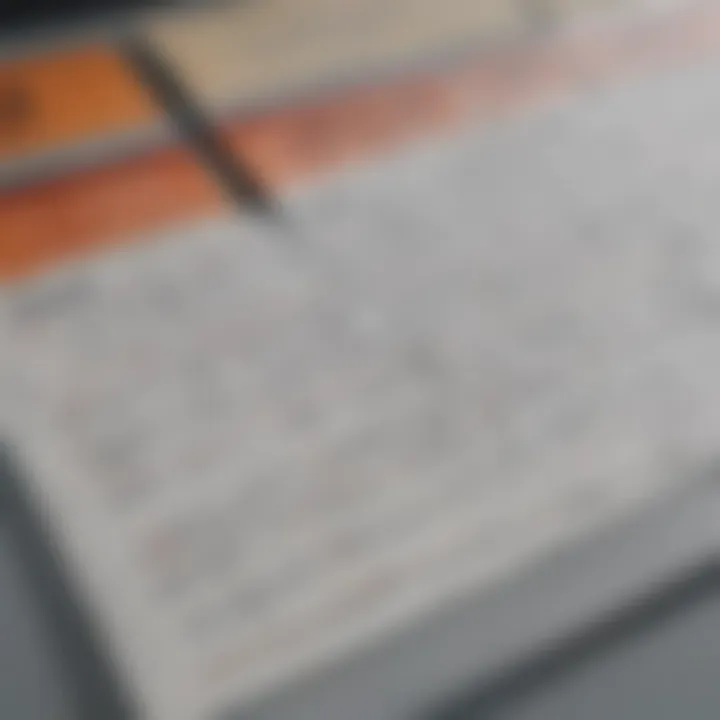 A close-up view of personalized calendar pages showcasing unique styles and customization options