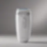 Innovative design of a rechargeable epilator showcasing its sleek aesthetics