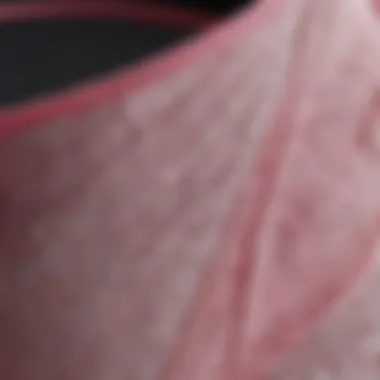 Close-up of the fabric texture of the Reebok Pure Move Sports Bra