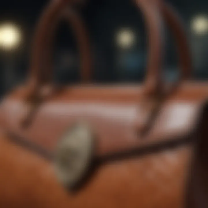 Vintage handbag highlighting timeless design elements