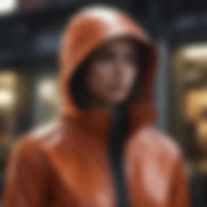 A collection of rain proof jackets for different seasons displayed elegantly