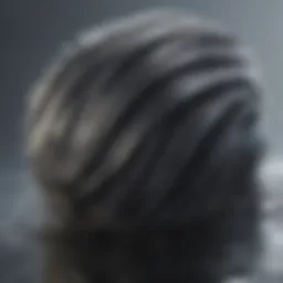 Close-up of a wave iron designed for thick hair