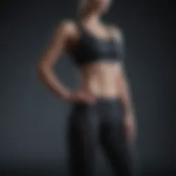 Diverse workout attire showcasing various materials and styles