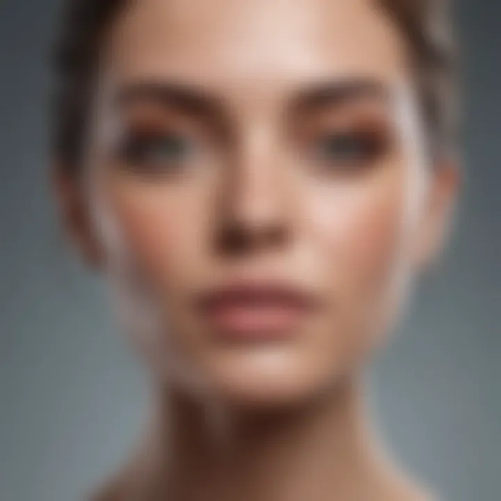 Application technique demonstrating effective serum usage