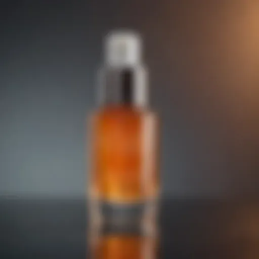 A vibrant serum bottle showcasing its nourishing properties