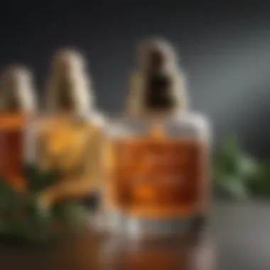 Serum Ingredients in Elegant Glass Containers