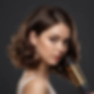 Sophisticated Minimalist Hair Styling Device Sleek and Minimalist Professional Curling Iron