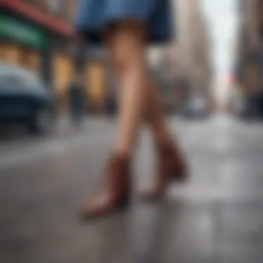 Walk the Streets in Fashionable Footwear Sleek Polo Ralph Lauren shoes styled on a modern city street