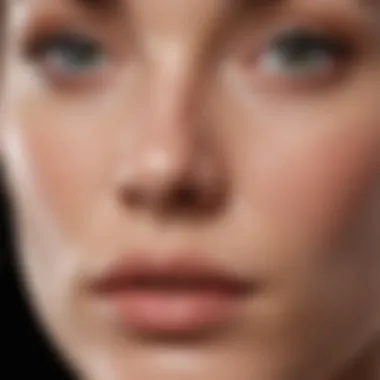 Enhanced Pore Reduction Skin Pores Microscopic View