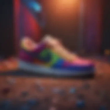 Color Spectrum Nike Sneaker Pattern