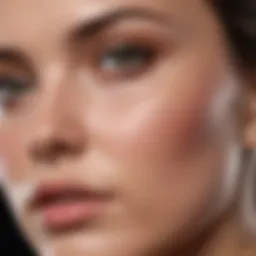 Close-up of healthy skin texture highlighting the importance of skincare.