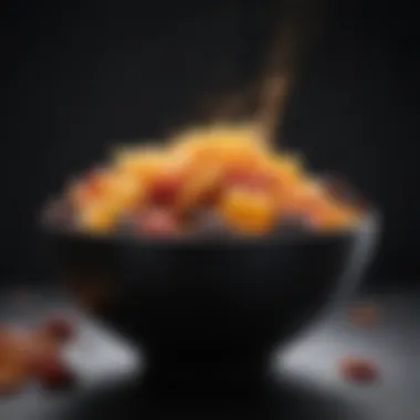 Nutritional Boost for Hair Volume Bowl filled with nutrient-rich foods for hair growth