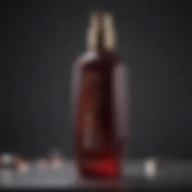 Topical Solutions for Enhanced Thickness Elegant bottle showcasing a topical hair treatment