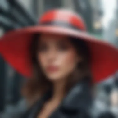 Rainy Day Hat Style Fashionable Hat in the Rain