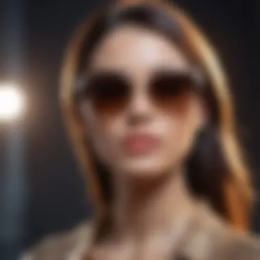 Sunshine Glimmer Shades Stylish Sunglasses Ensemble