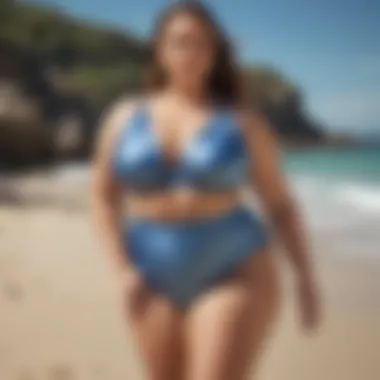 Stylish Plus Size Beachwear Outfit