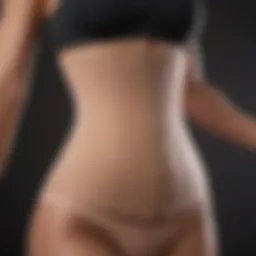 Close-up of the Sweat Fit Waist Trainer showcasing its material and design