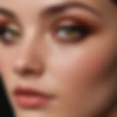 Complementary Shades for Enhanced Eye Makeup Color palette showcasing shades that complement brown shimmer eyeliner