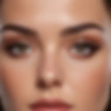 Showcasing the benefits of perfectly groomed eyebrows