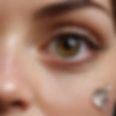 An illustration of active ingredients found in effective eye depuffers