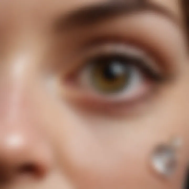 An illustration of active ingredients found in effective eye depuffers