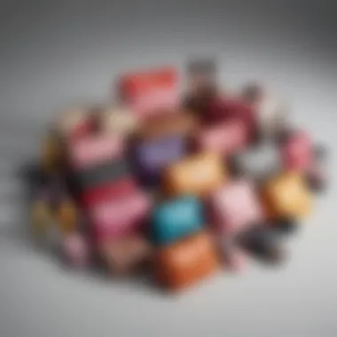 Aesthetic Arrangement of Makeup Bags in Various Sizes Different sizes of makeup bags arranged aesthetically