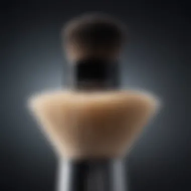 Luxurious Shave Gel Texture Close-up of luxurious shave gel texture on a shaving brush