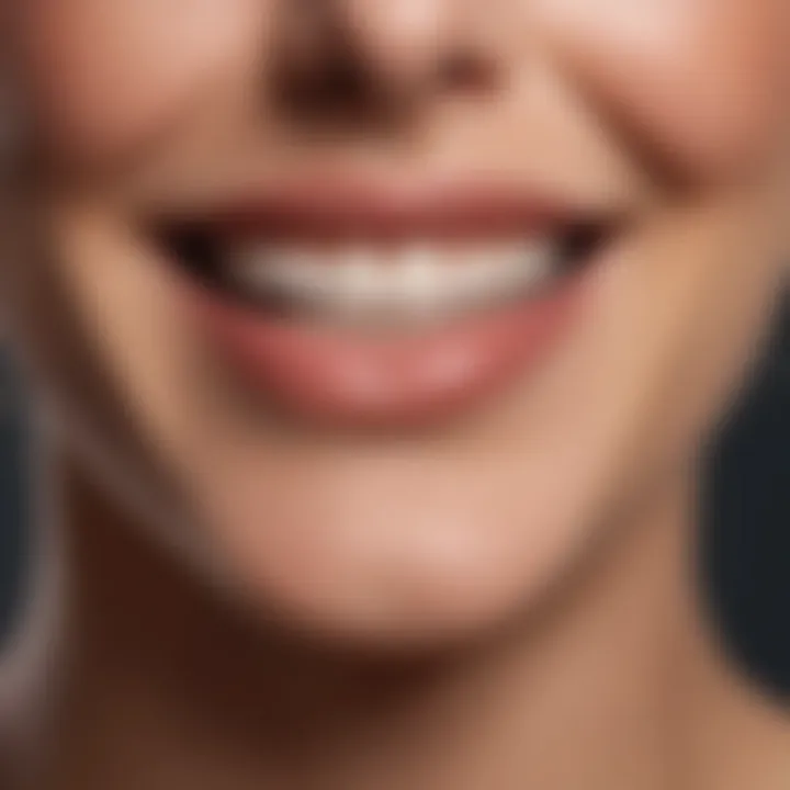 Before and after results of teeth whitening