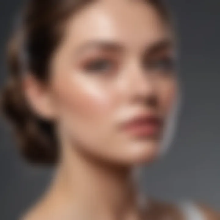 An infographic illustrating skincare trends and statistics