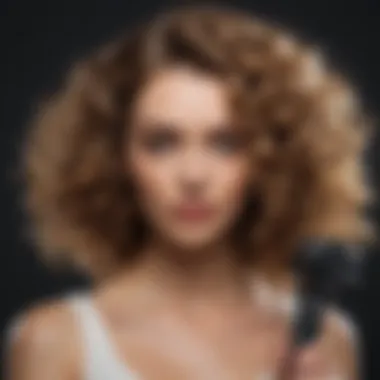 The Art of Styling with Curling Irons A stylish woman with beautifully styled curls