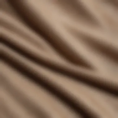 Close-up of high-quality linen fabric texture